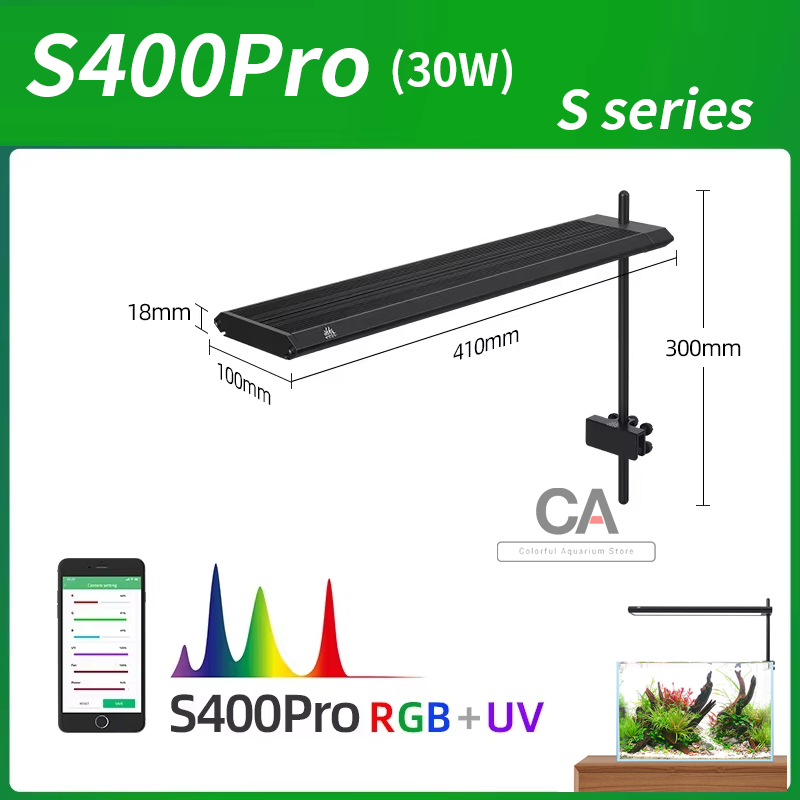 Aquarium Plant Light Spectrum - HAFTA AQUA S Serisi RGB+UV Tam