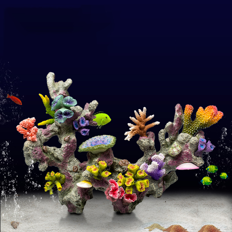 Planted Aquarium Betta - Betta Fishbowl süsler büyük mercan Reef