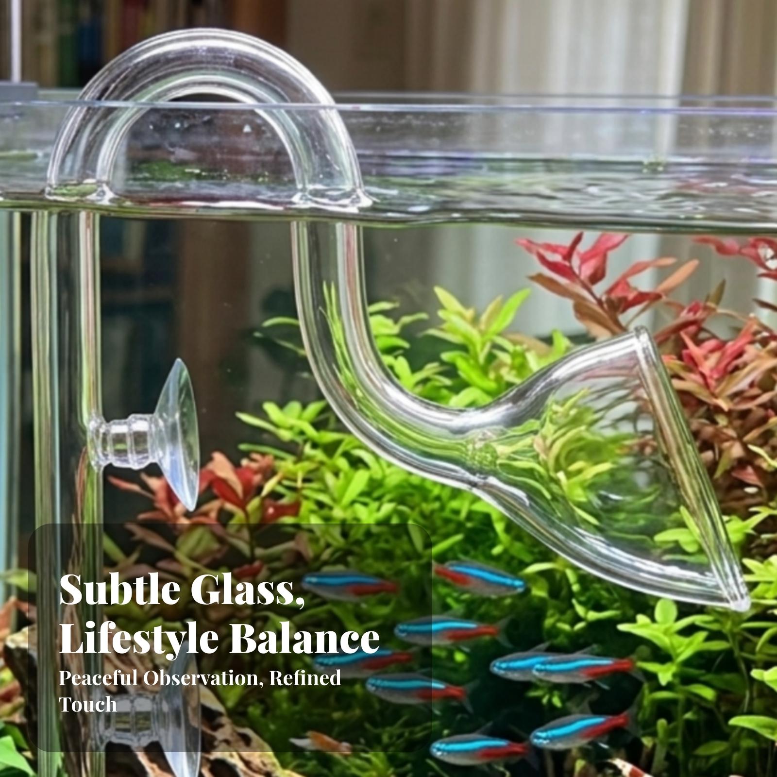 Aquarium Planted Tank - Akvaryum Filtresi Giriş ve Çıkış Şeffaf