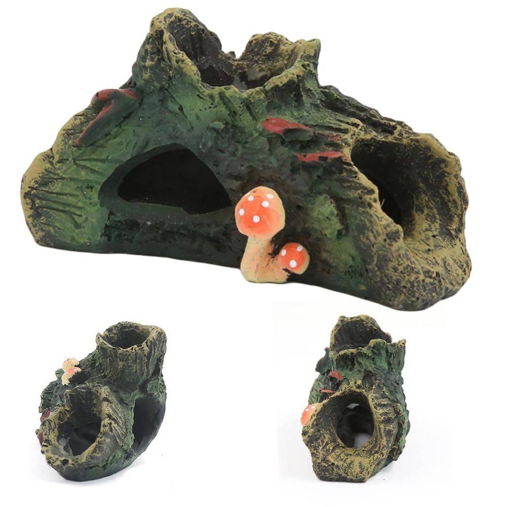 Aquarium Plant Guide - Sentetik reçine yapay Driftwood balık tankı
