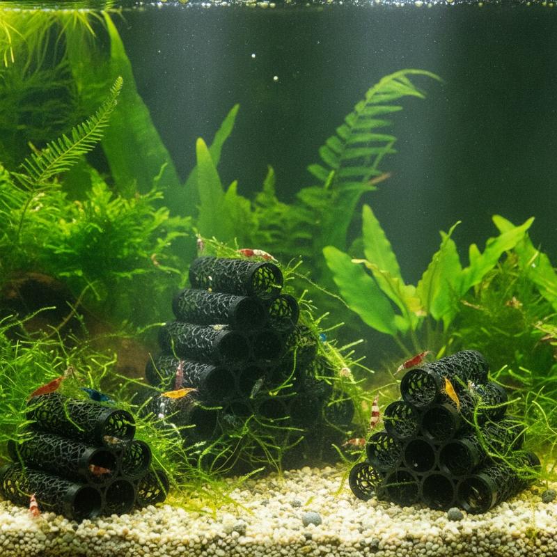 Planted Aquarium Betta - 3/6/9/10 Adet 3D Baskılı Balık Karides