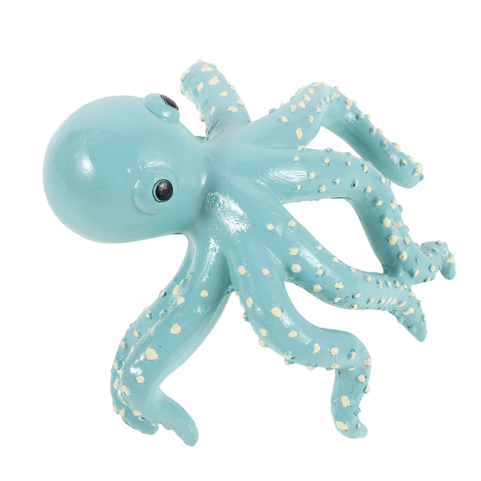 Aquarium Plant Octopus - Tırmanan Ahtapot Heykeli Reçine Minyatür Esnek