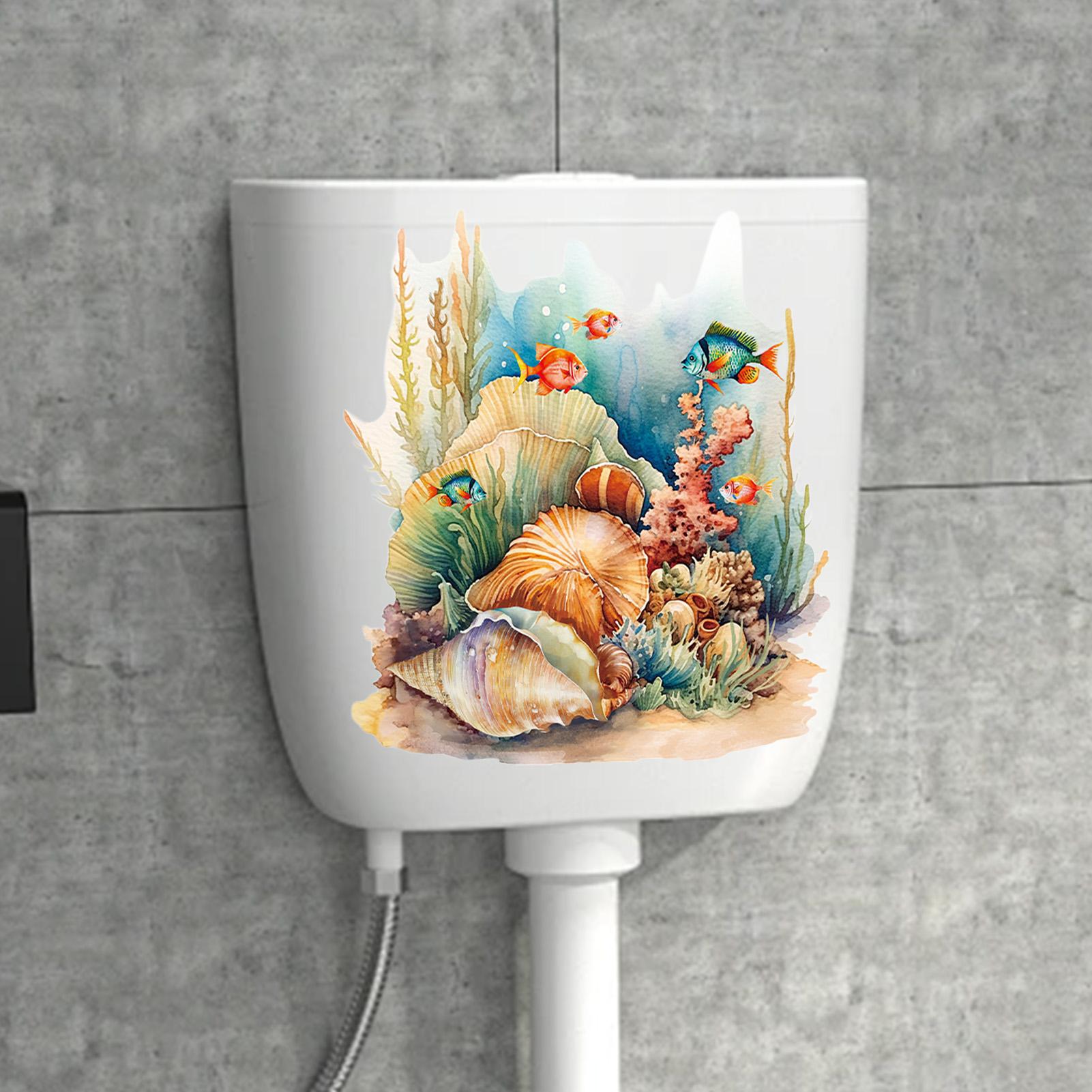 Aquarium Planted Background - Arka Plan Akvaryum 3D Çıkartma Posteri