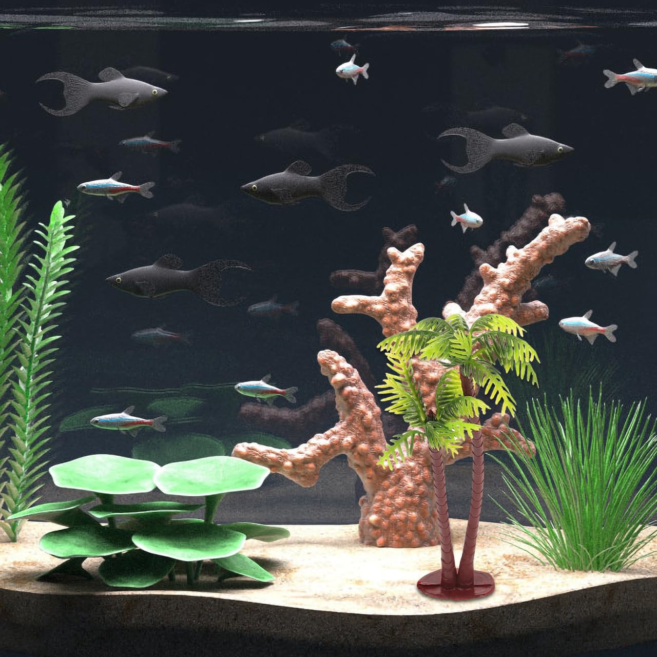 10/20/30/40/50 Adet Ağaç Dekor - Aquarium Planted Fish Tank incelemesi ve fiyatı