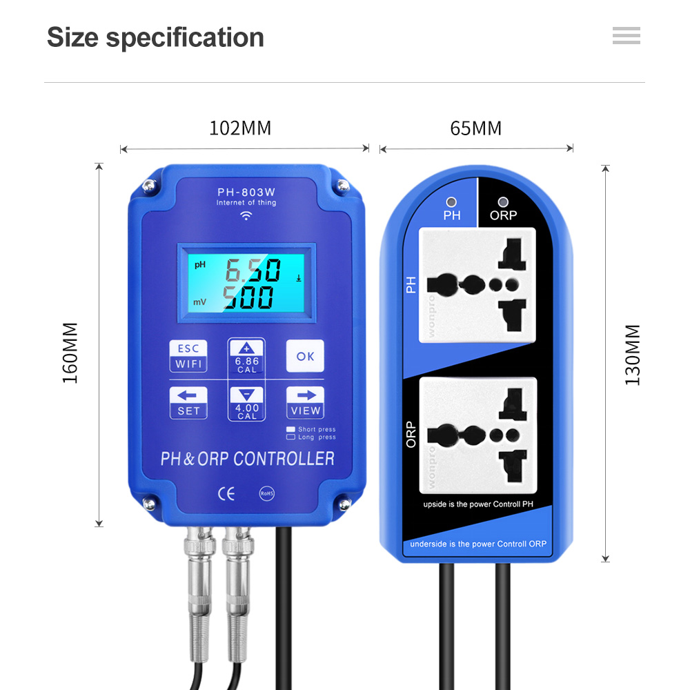 2 In 1 PH ORP Denetleyici PH-8 - Planted Aquarium Test Kit incelemesi ve fiyatı