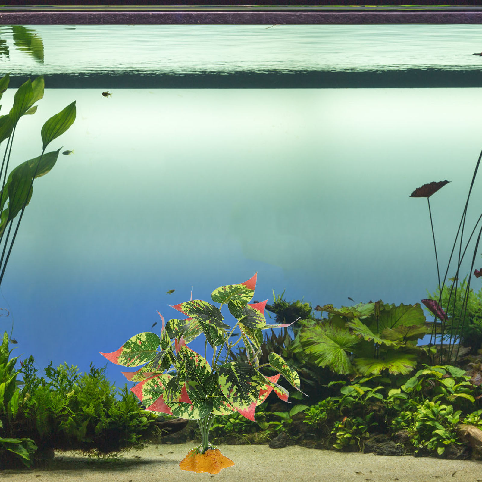 Gerçekçi ABS Yapay Bitkiler, T - Aquarium Planted Tank incelemesi ve fiyatı