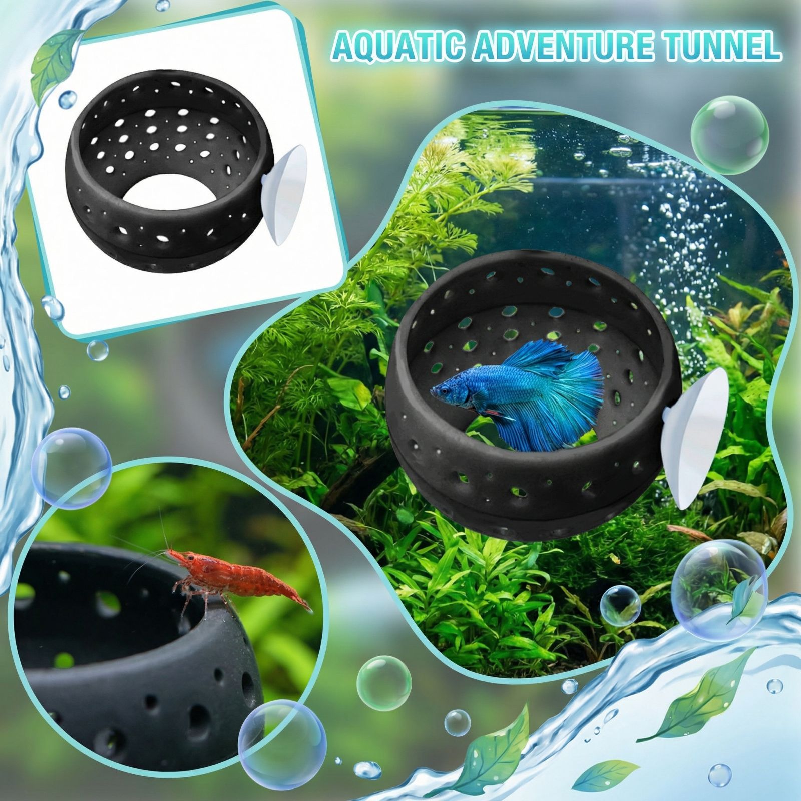 Betta Balığı Saklanma Tüneli A - Planted Aquarium Betta incelemesi ve fiyatı