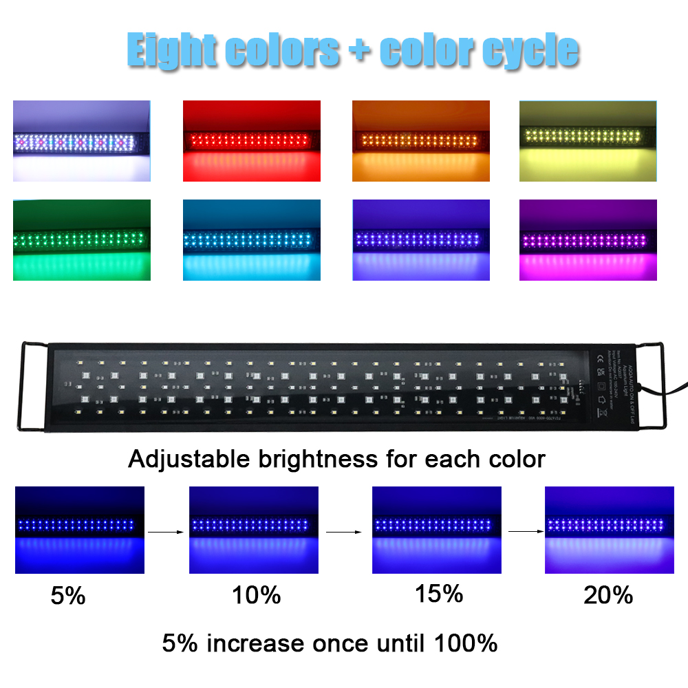 30-60cm Balık Tankı 24/7 Tam S - Aquarium Plant Light Spectrum incelemesi ve fiyatı